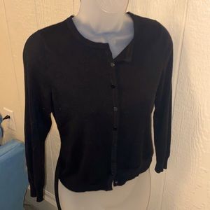 Black cardigan